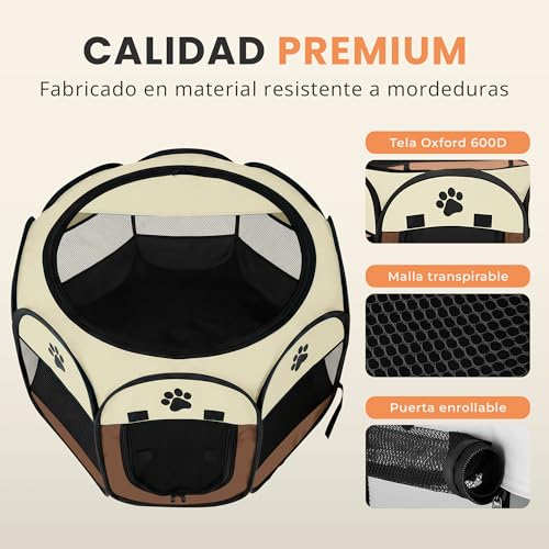 Parque Para Perros Exterior JUPPLIES 73x73x43 cm