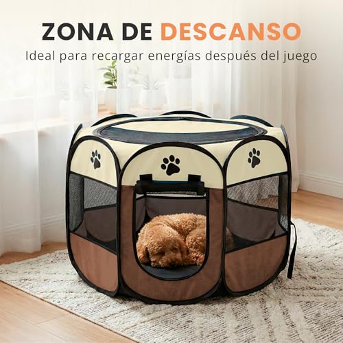 Parque Para Perros Exterior JUPPLIES 73x73x43 cm