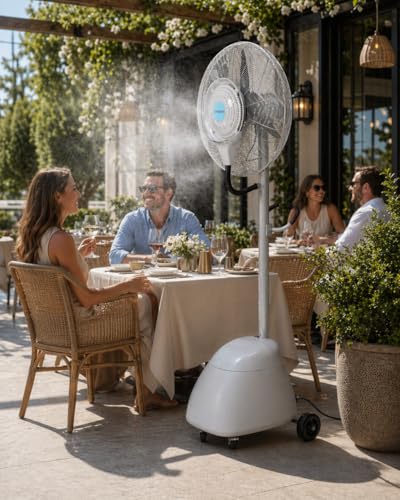 Ventilador Nebulizador Exterior OFRESH 195cm 80m