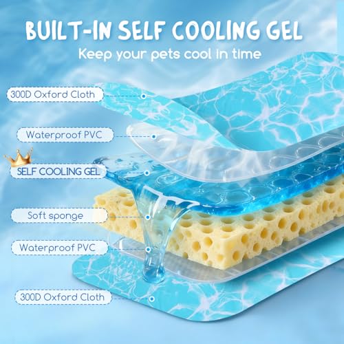 Cama Refrescante Para Perros Nobleza 102x50cm 6cm