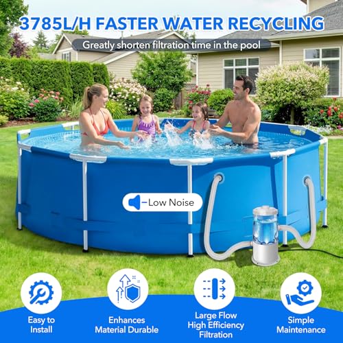 Depuradora de piscina cartucho 3785L/H 90W