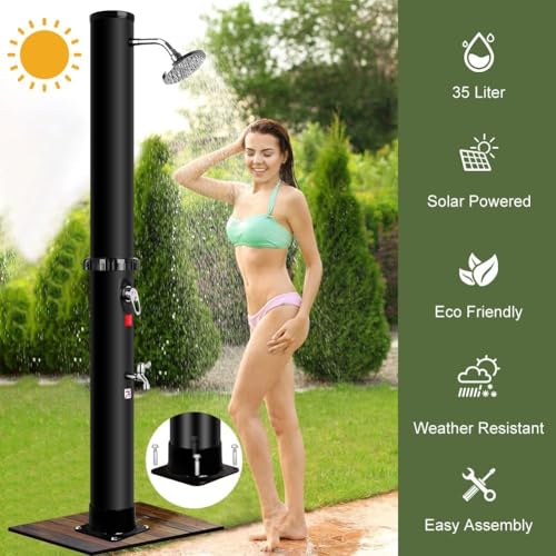 Piscina desmontable Ducha solar 35 litros 216 CM