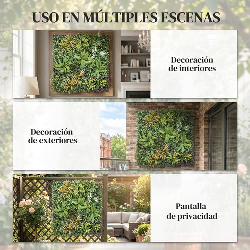 Vallas Decorativas Pequeñas Outsunny 1x1 m