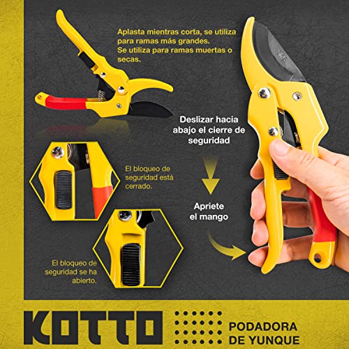 Tijeras de podar eléctricas KOTTO 20 mm