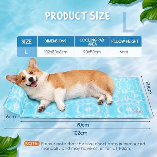 Cama Refrescante Para Perros Nobleza 102x50cm 6cm