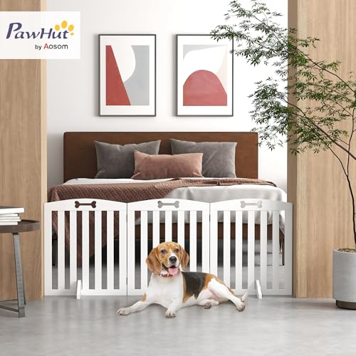 Valla Plegable Para Mascotas PawHut 155 cm