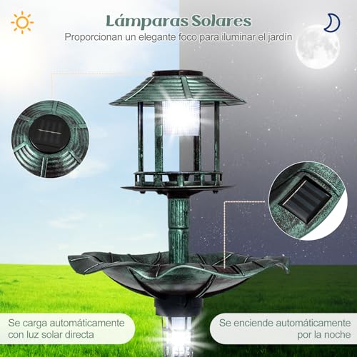 Comedero Para Aves COSTWAY 43 x 43 x 110 cm