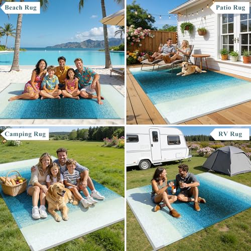Alfombra Exterior Para Terraza Enyhom 180 x 270 cm