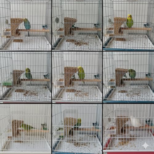 Comedero Para Aves Comedero 18,5 x 7,5 x 8,5 cm