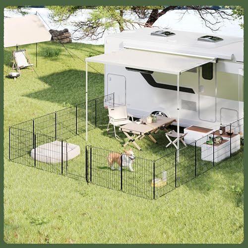 Parque Para Perros Exterior Yaheetech 60 x 60 cm