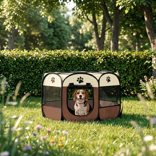 Parque Para Perros Exterior JUPPLIES 73x73x43 cm