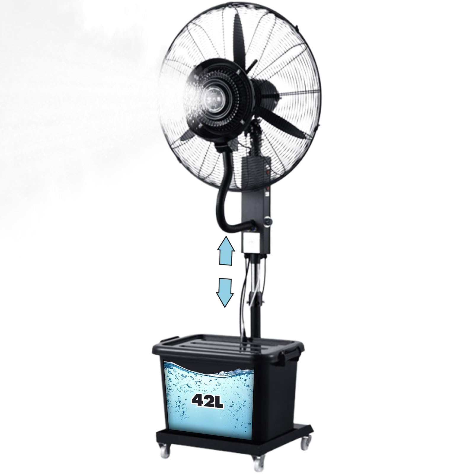 Ventilador Nebulizador Exterior Ventilador 42L