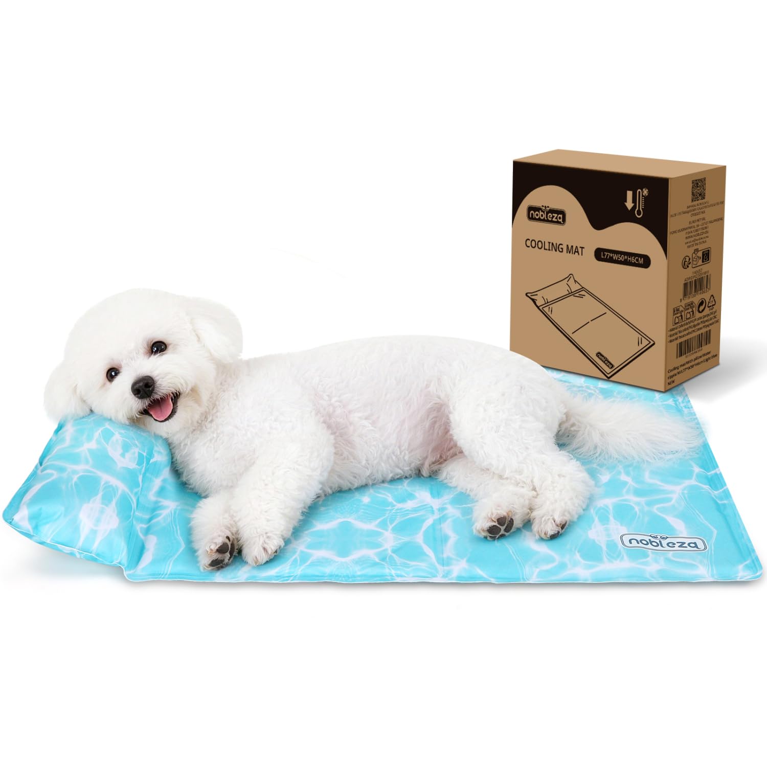 Cama Refrescante Para Perros Nobleza 77x50cm 6cm