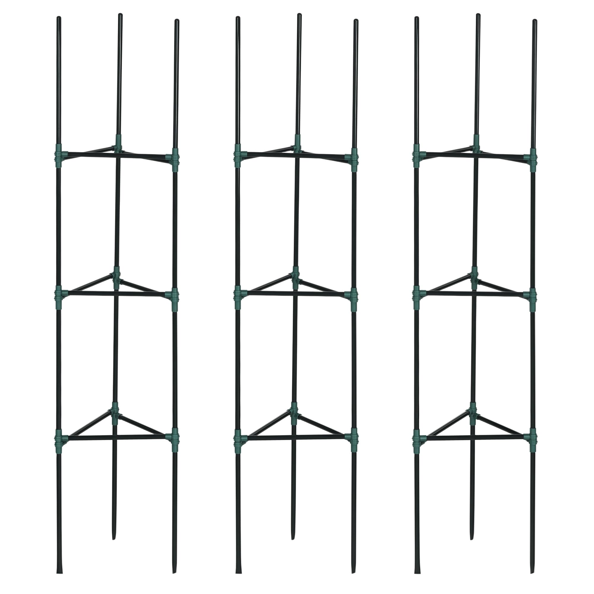 Celosias Para Trepadoras Outsunny 38x38x182 cm