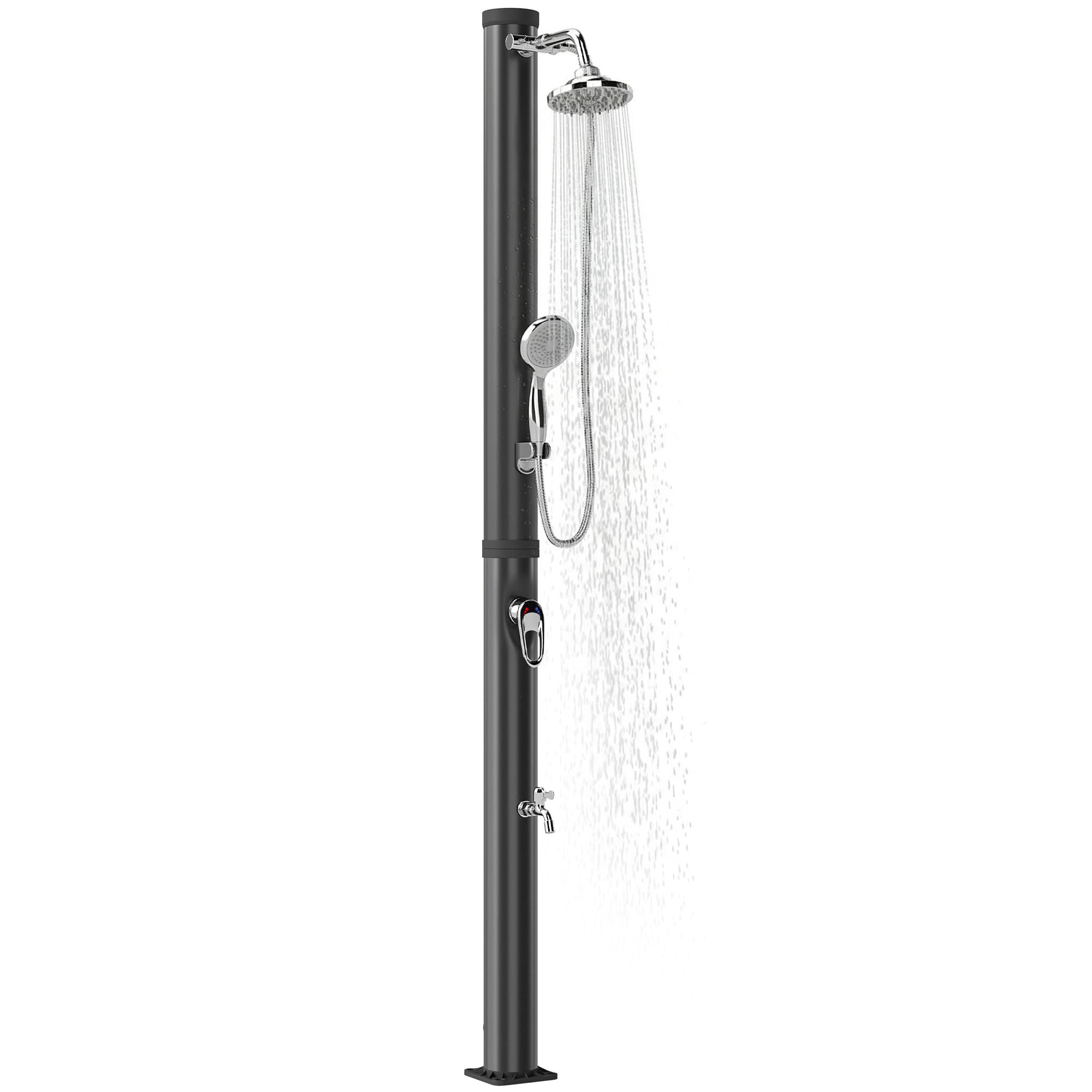 Piscina desmontable Outsunny solar 42x11x215 cm 20L
