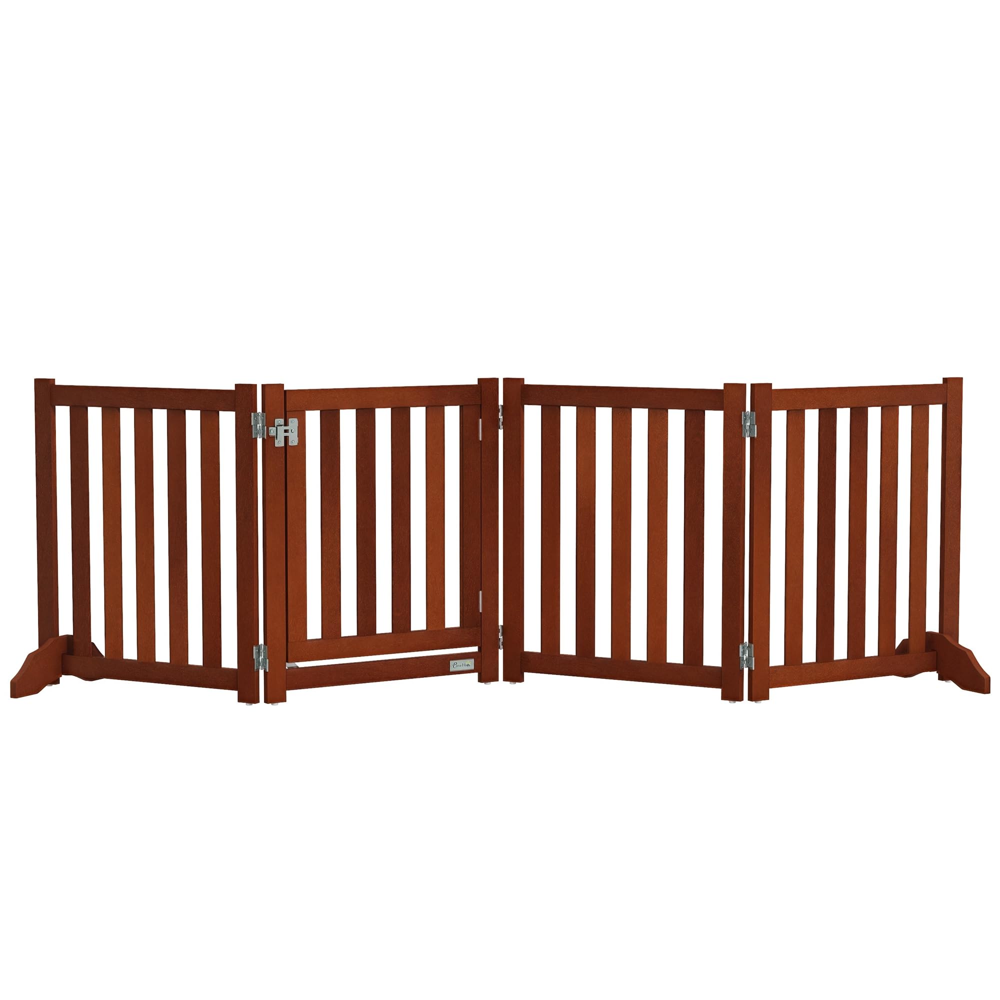 Valla Plegable Para Mascotas PawHut 205x30x60 cm