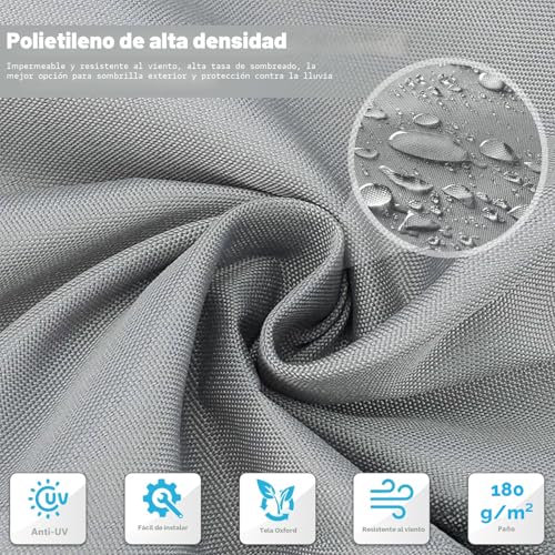 Toldo Vela Impermeable Toldo solar 3x4m