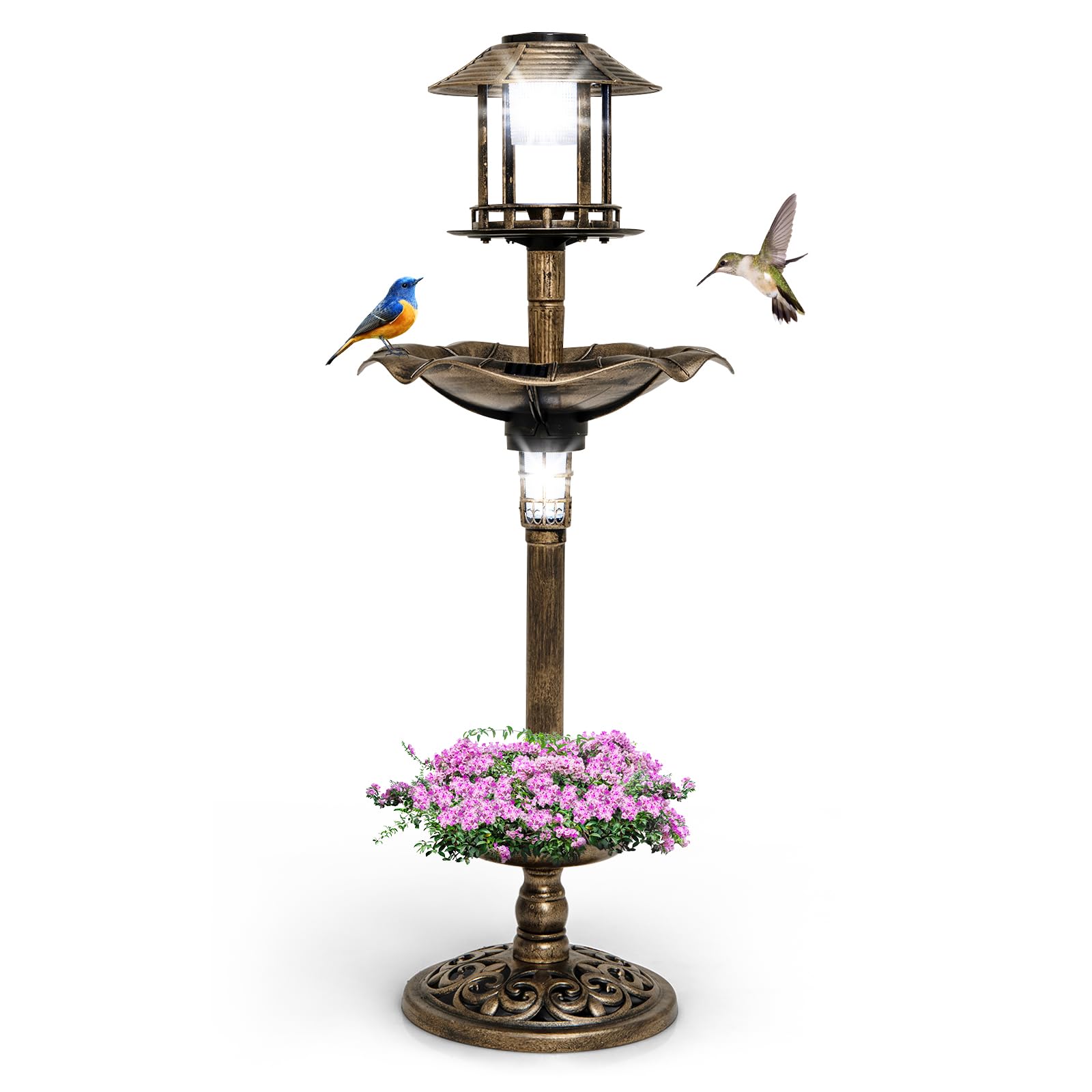 Comedero Para Aves GOPLUS solar 43x110cm