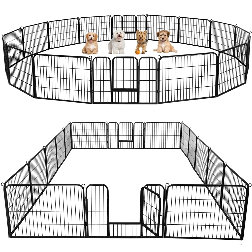 Parque Para Perros Exterior Yaheetech 80x60cm