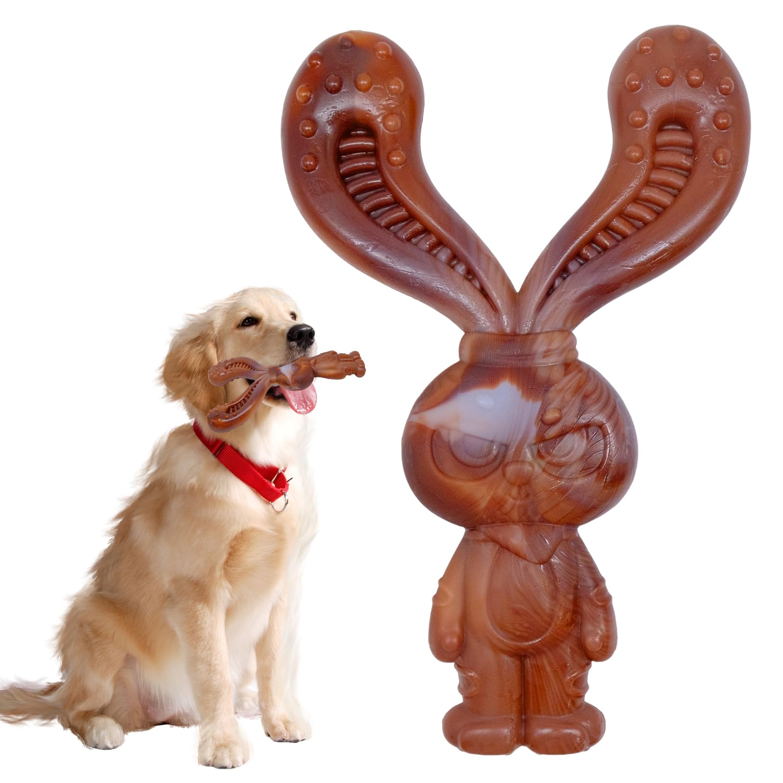 Juguete masticable indestructible para perros grandes - Juguete resistente para perros