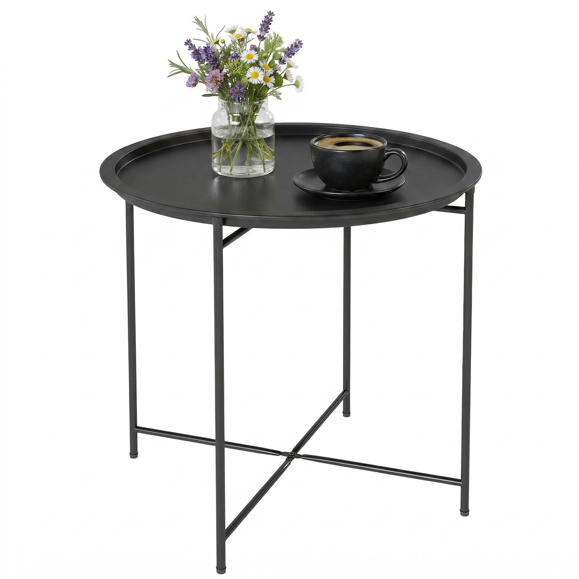 Mesa Auxiliar Exterior Outsunny 46x50 cm