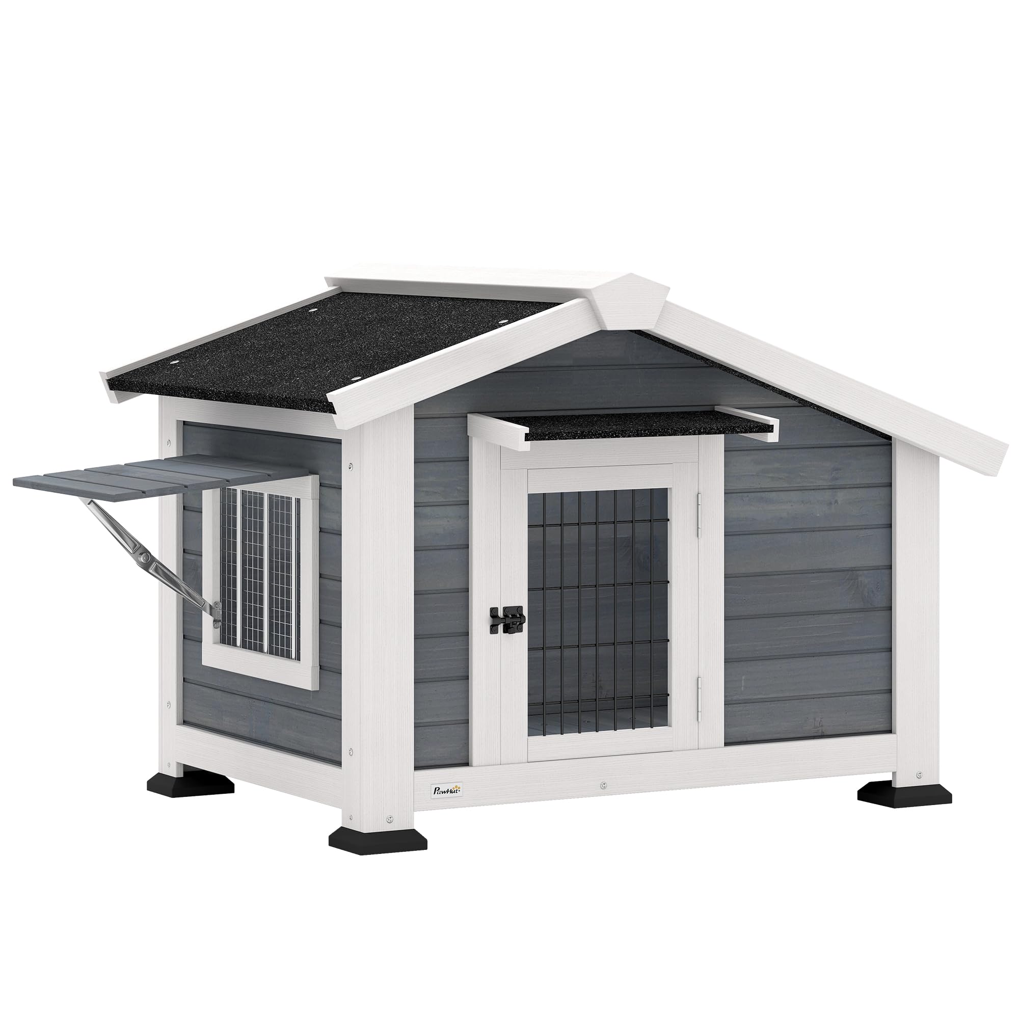 Caseta Exterior Para Perro PawHut 98x76x69,5 cm