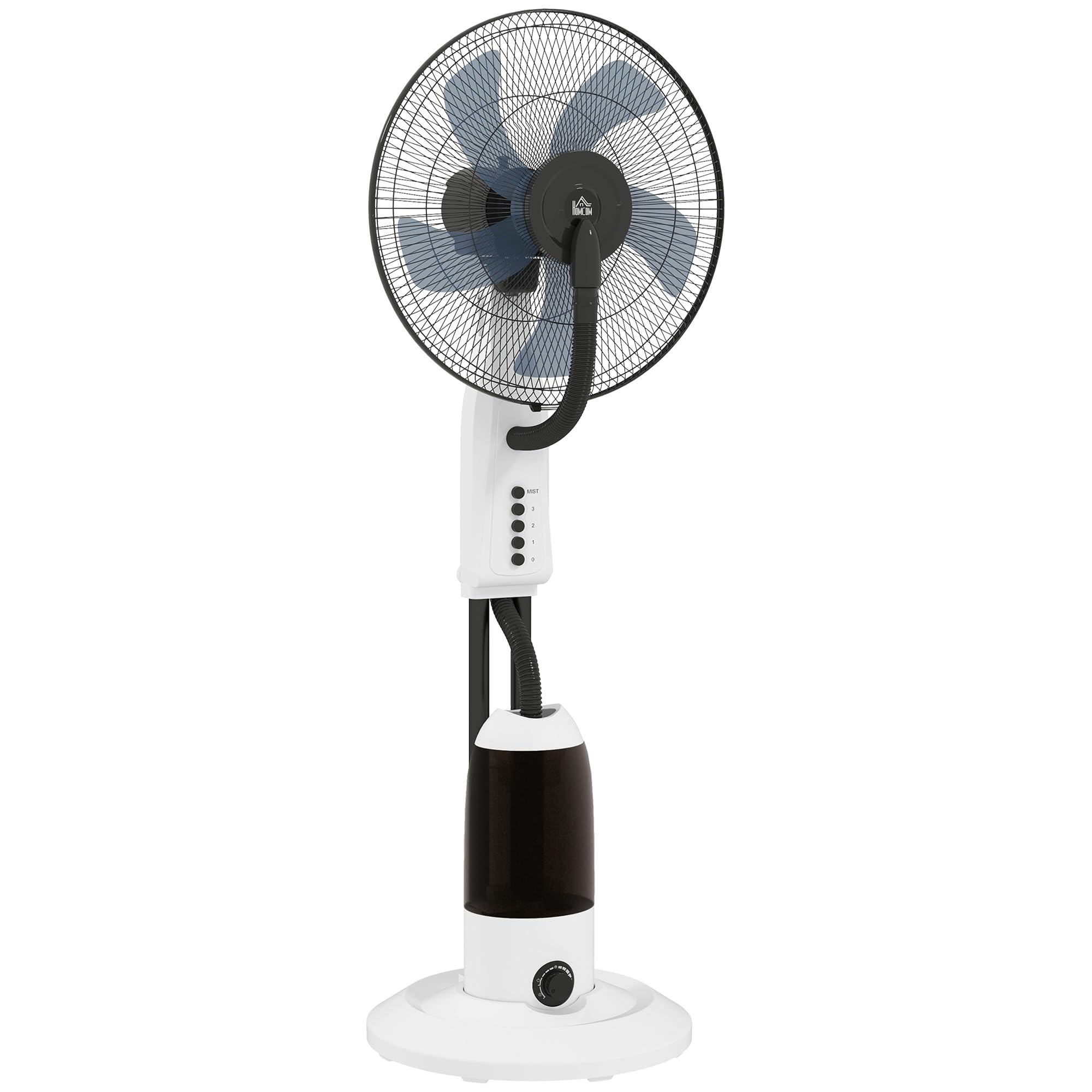Ventilador Nebulizador Exterior HOMCOM 90W 120cm 2,8L