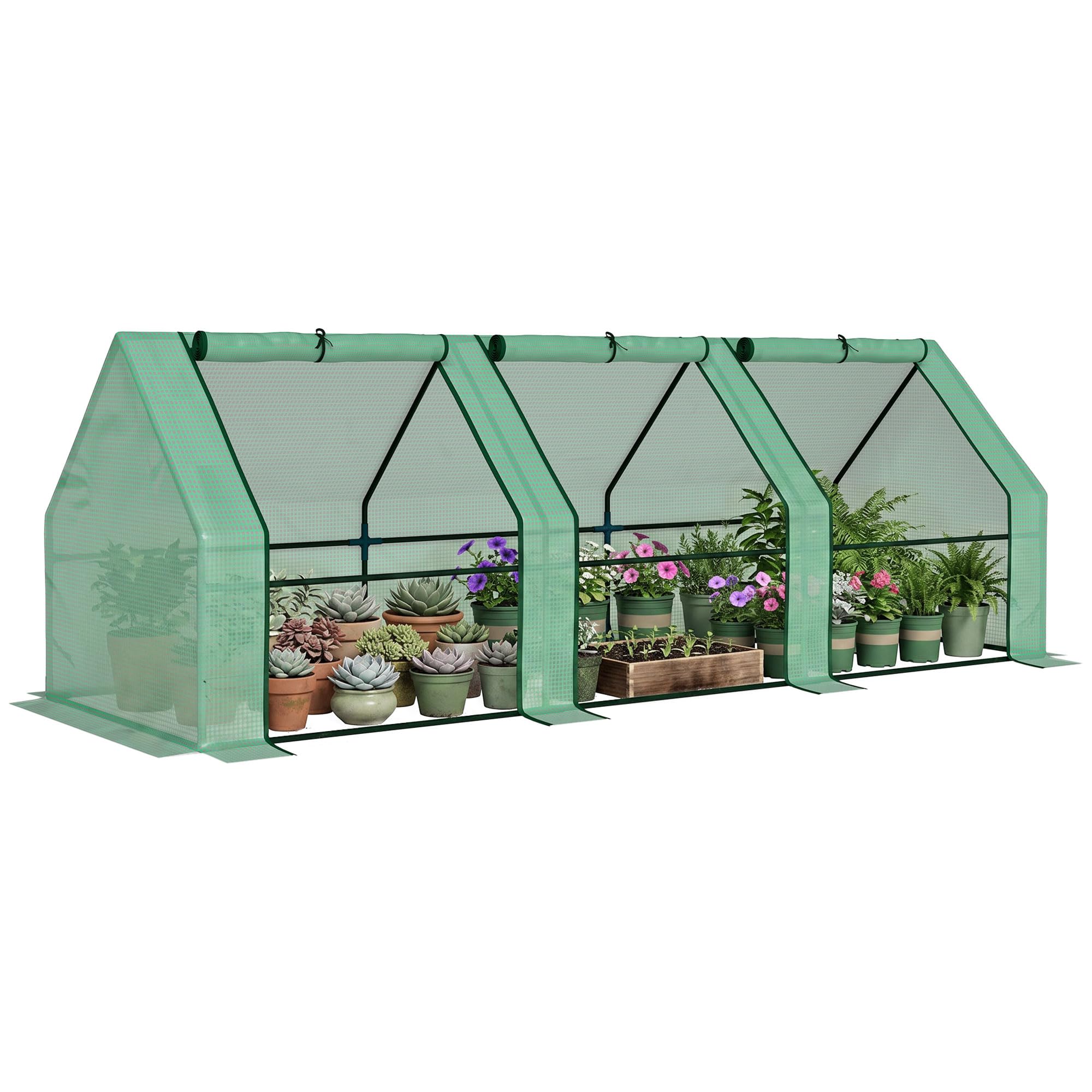Invernadero exterior IDMarket 2 x 3 m 6 m