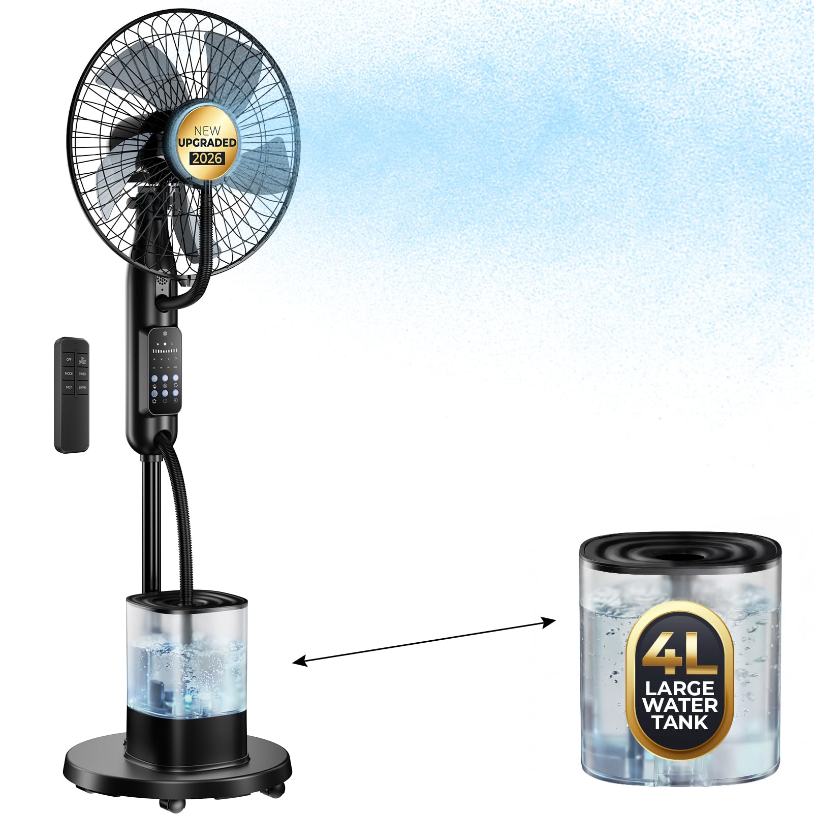 Ventilador Nebulizador Exterior NebulaFlow 4L