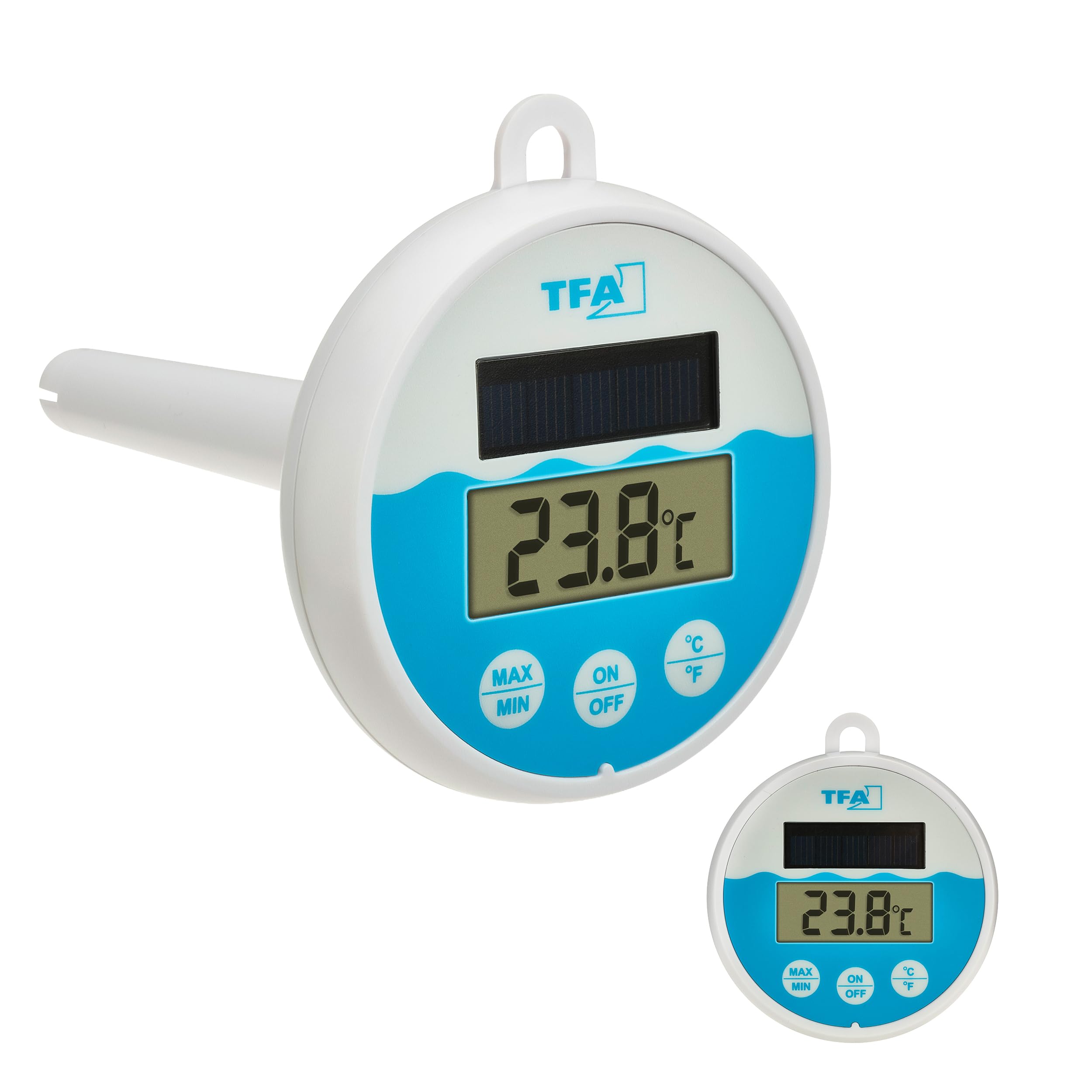 Termómetro de piscina TFA solar 1 m