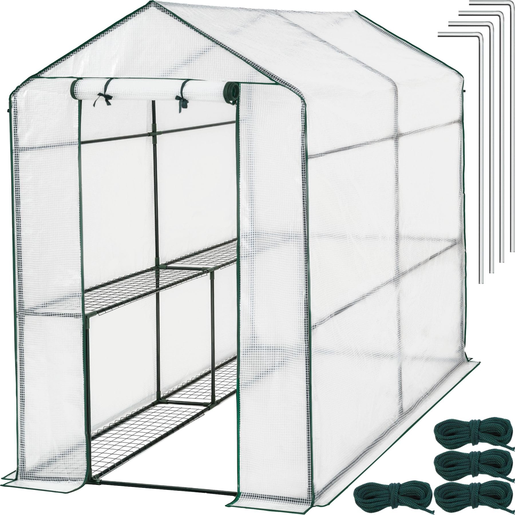 Invernadero exterior IDMarket 2 x 3 m 6 m
