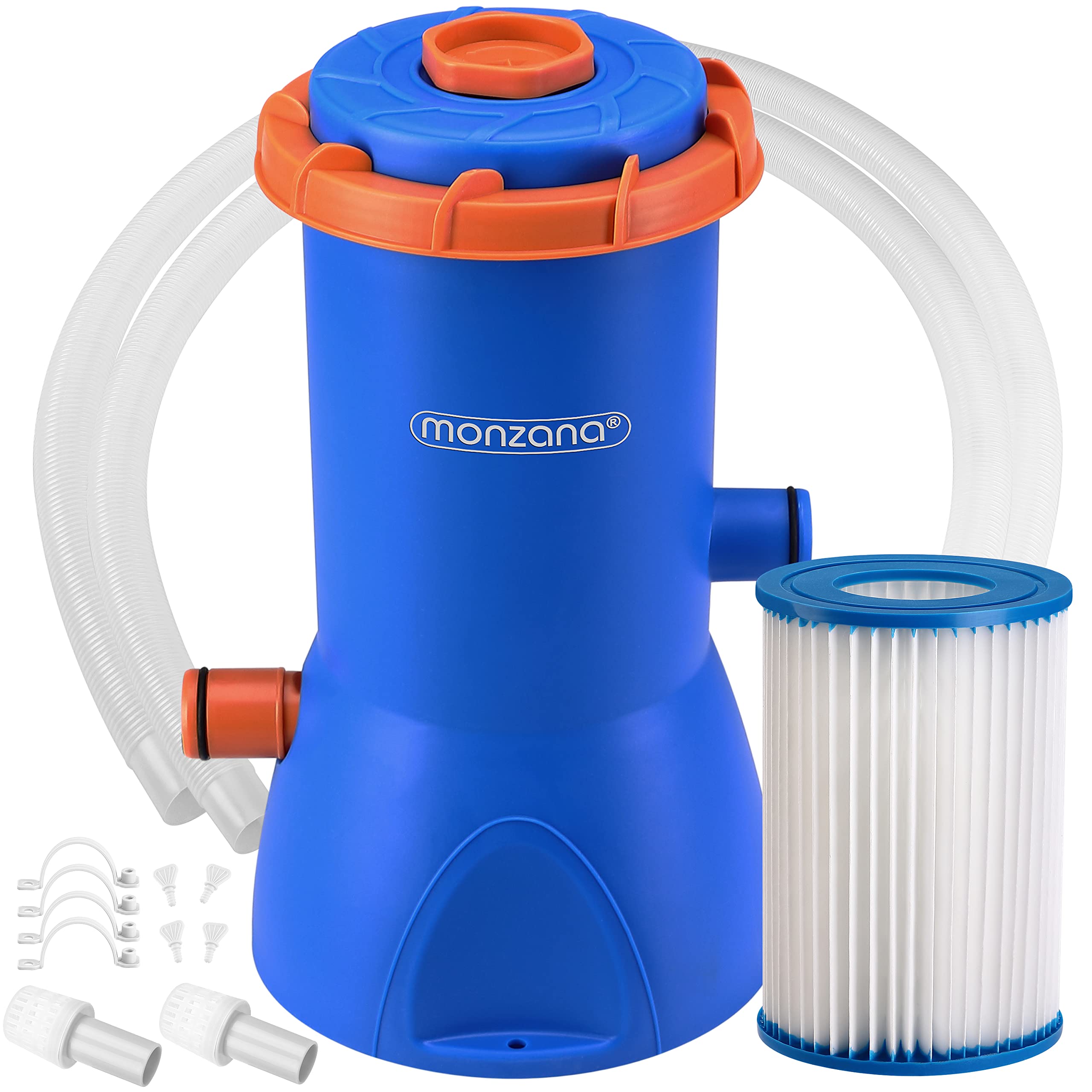 Depuradora de piscina Monzana cartucho 3800L/h 90W