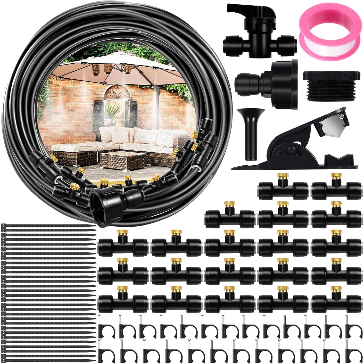 Sistema De Riego 103PCS latón 18M