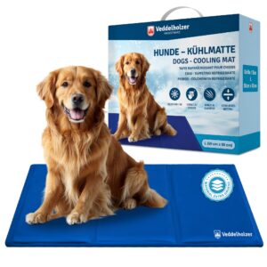 Veddelholzer Alfombrilla de refrigeración (L) para Perros Extra Gruesa, Resistente a los