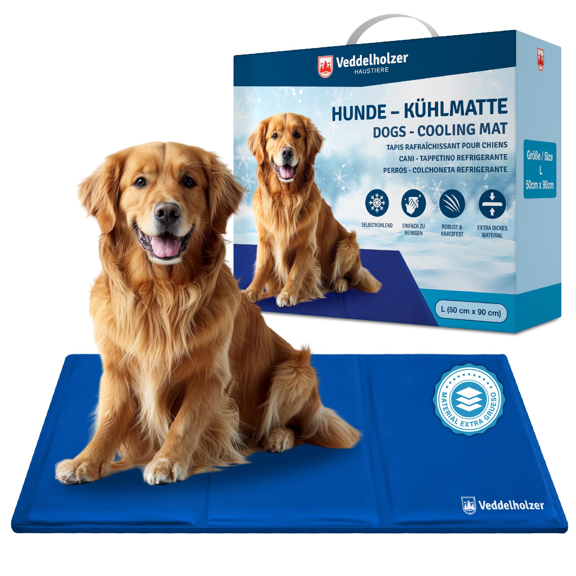 Cama Refrescante Para Perros Veddelholzer