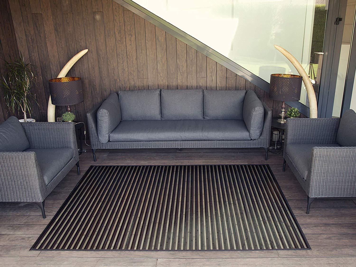 Alfombra Exterior Para Terraza TEJIDOS 060x120 cm