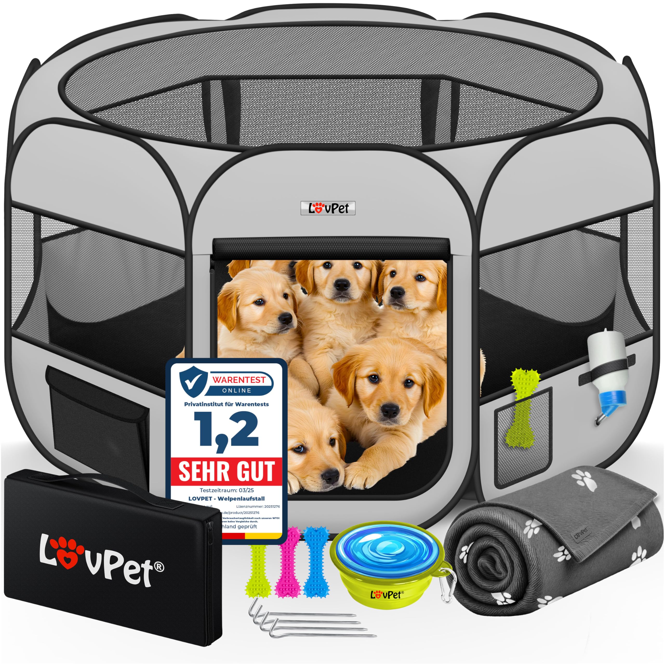 Parque Para Perros Exterior Lovpet