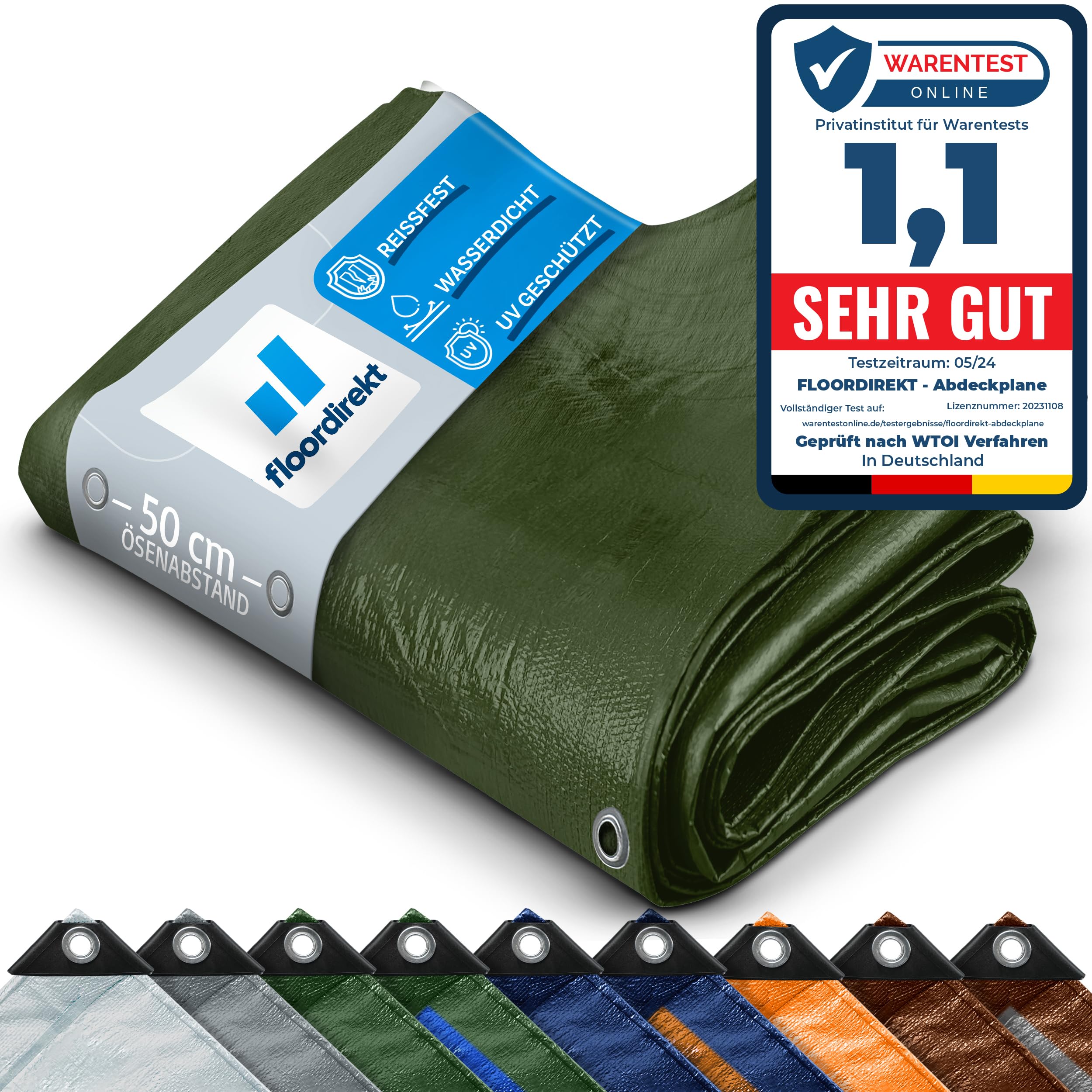 Lona Protectora De Suelo Floordirekt 6 x 8 m 48 m