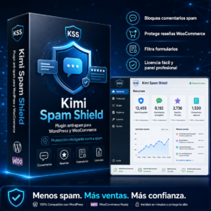 Kimi Spam Shield – Plugin Anti-Spam para WordPress y WooCommerce